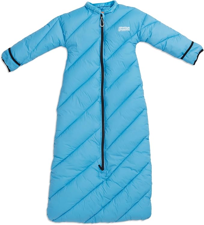 Mighty Mo 40° Kids Sleeping Bag (Ages 3-5). The Comfiest Coziest Camping Sleeping Bag for Kids with Adjustable Cuffs.