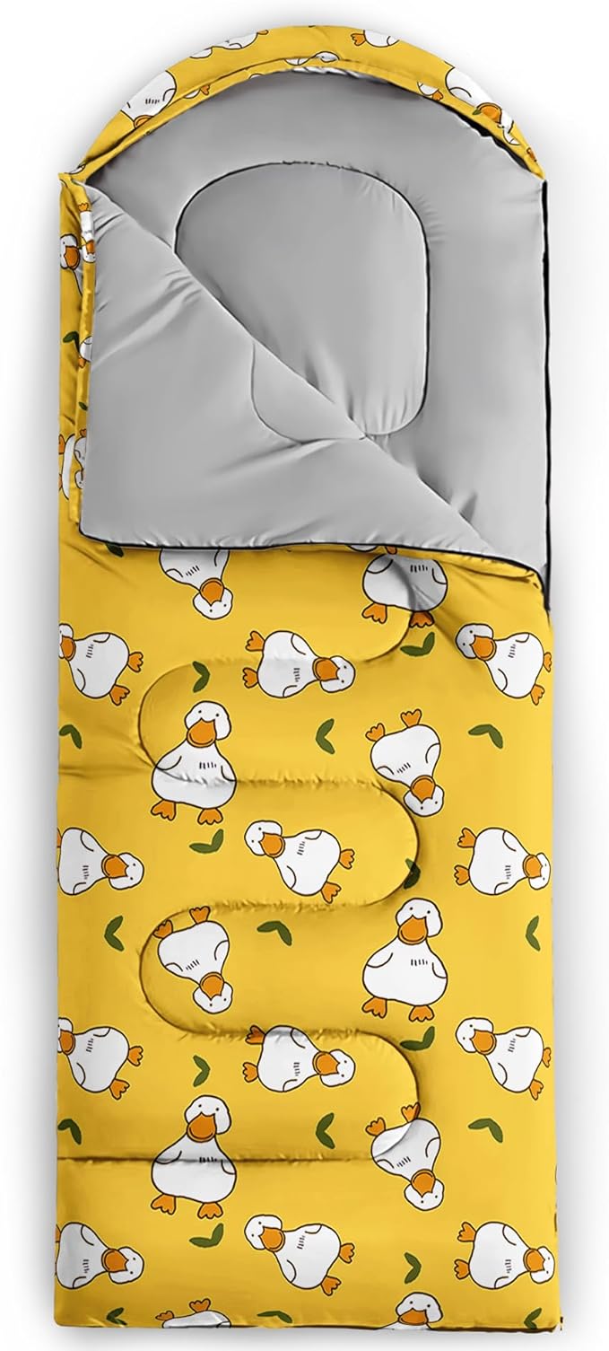 Axolotl Unicorn Sleeping Bag for Kids Boys Girls–Lightweight Warm Cold Weather Sleeping BagsWaterproof Portable Sleeping Bag with Compression Sack for Camping Backpacking Outdoor Indoor