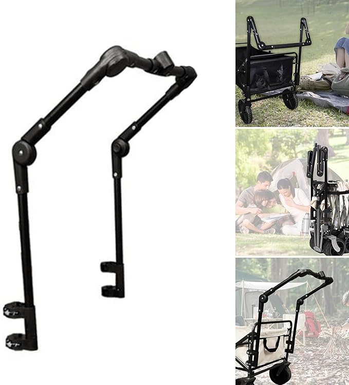 Light Weight Removable Handle Folding Wagons Cart Beach Handle Replacement for Versatile Camping and Carts Portables Detachable