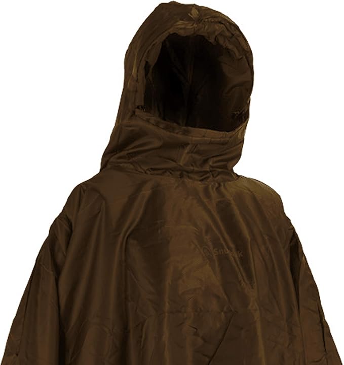 Snugpak Poncho Liner Water Repellent Lightweight Dedicated Sleeves and Hood