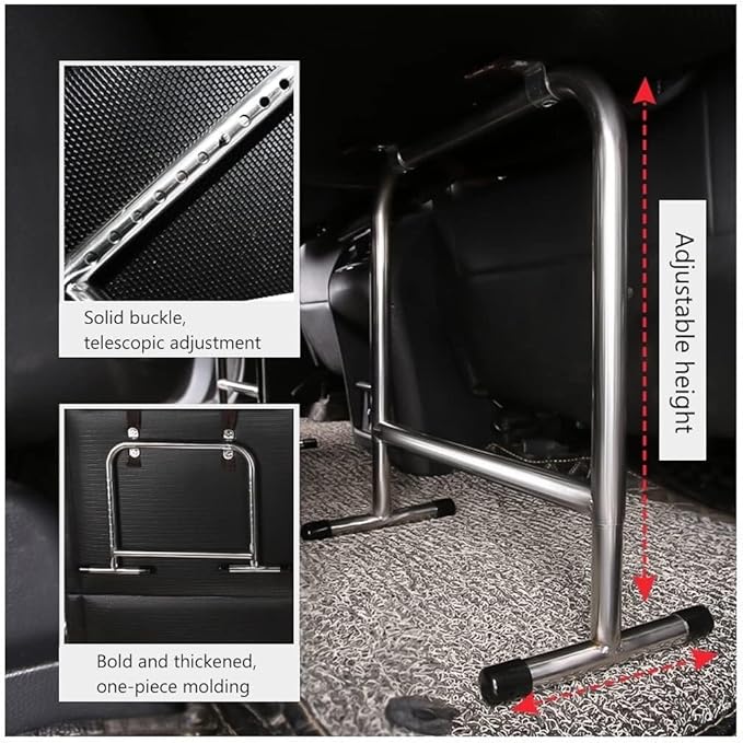 Non-Inflatable Car Mattress Foldable Portable Car Bed for SUV 300kg/660lbs Black