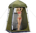 Vidalido Outdoor Camping Shower Tent Easy Setup Privacy Tent Changing Room Portable Camp Shower Tents for Camping with Floor Waterproof Privacy Shelters Camping Toilet Tent