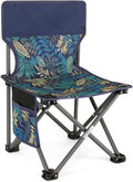 BK&ampMF Portable Outdoor Folding Camping ChairDurable with Storage Pocket Beach Camp Chair Breathable Lawn Chairs for Storage and TravelA65x39x39cm(26x15x15inch)