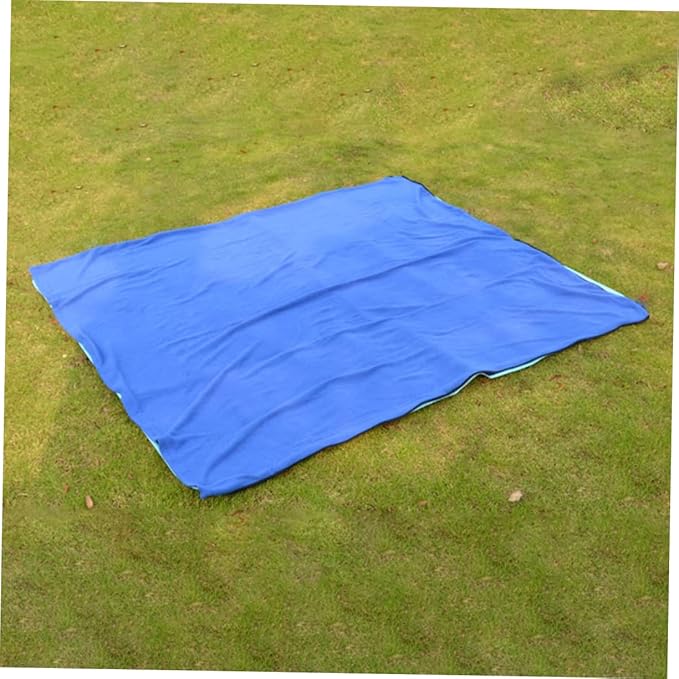 Double-Sided Fleece Sleeping Bag Ultra-Lightweight Outdoor Camping Blanket for Adults Washable Travel Mat for Picnics and Naptime