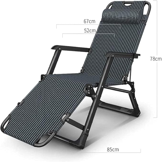 Home Chair Outdoor Folding Bed Portable Office Lounge Chair Garden Garden Pool Beach Lounge Chair