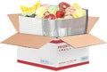 ABC PACK &amp SUPPLY 10 Pack Silver Foil Insulated Box Liners 11 x 8.5 x 5.5 inches. Silver Shipping Boxes for Frozen Food Odorless Insulated Containers. Fits USPS Medium Flat Rate Box