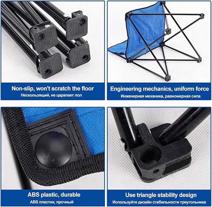 Foldable Chair Folding Fishing Chair Beach Portable Lounge Backrest Picnic Chairs Outdoor Camping Hiking Lightweight Garden Seat Tools