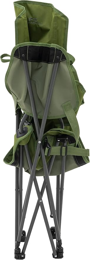 ALPS Mountaineering Escape Lounge Camping Chairs for Adults with Footrest and Adjustable Armrests Sturdy Steel Frame Compact Foldable Design and Carry Bag