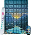 Down Camping BlanketWarm Puffy Lightweight Down Camp Blanket Outdoor Travel Quilt for SleepStadium Hiking 700 Fill Power Water Resistant