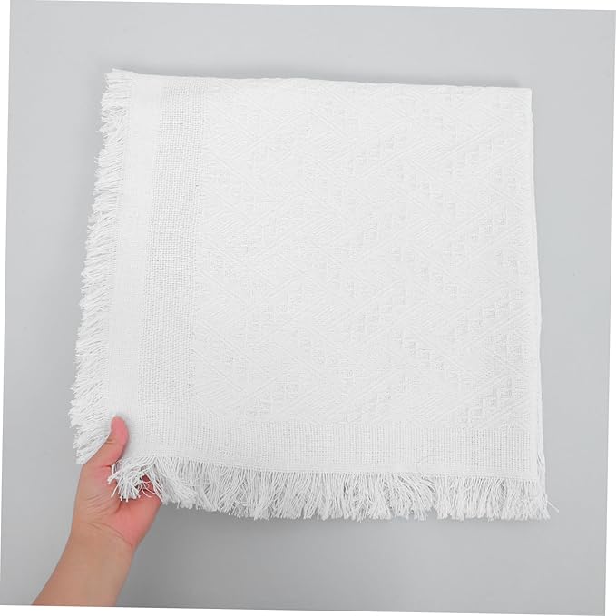 HANABASS White Picnic Blanket Thick Outdoor Beach Mat for Camping Relaxation Damp Rug for Multi Scene Use