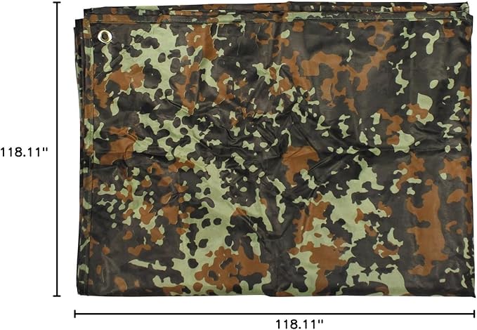 MFH Multi-purpose tarpaulin (300 x 300 cm/Flecktarn)