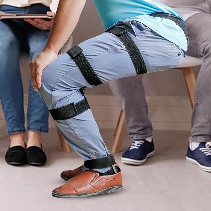 Wearable Chair - Leg Support Portable Adjustable Seat Ergonomic Design with Invisible Lightweight Construction | Fishing Adventures Subway Travel Outdoor Concerts Long Standing