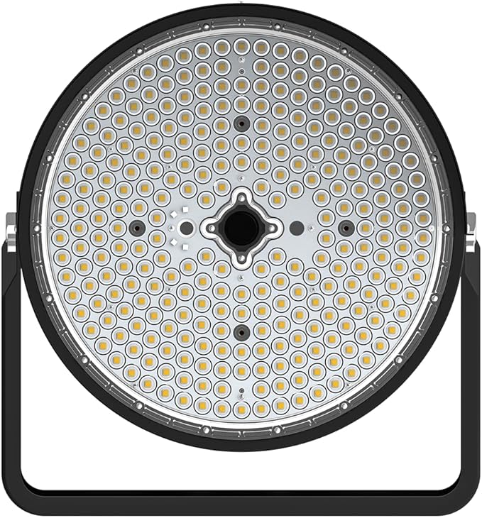 600W/500W/400W LED Stadium Light Outdoor with 45° Beam Angle 100-277V Dimmable 90000LM (2400W Metal Halide Eqv.) IP66 10KV Surge Flood Light for High Mast Sport Ballpark ETL DLC Listed