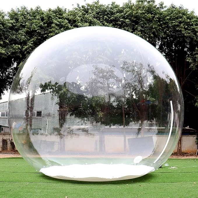 Inflatable Bubble Camping Tent Outdoor Rainproof Transparent Dome Bubble House Family Backyard Stargazing Outdoor Camping Bubble Tent(Size:3m 10feet)