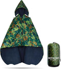 Waterproof Stadium Blanket Fleece Camping Blanket Soft Warm Wearable Camp Blanket for Outdoor Camping Picnic Stadium Sports Beach Car
