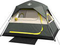 Tent 4 Person Tents for Camping - Instant Cabin Tent Setup in 50 Seconds with Rainfly &amp Windproof Portable Pop Up Tents with Carry Bag for Family Outdoor Camping &amp Hiking