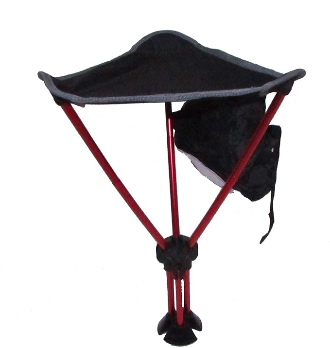 Travel Chair Tripod Chair 3-in-1 Adjustable Portable Stool for Hiking &amp Camping