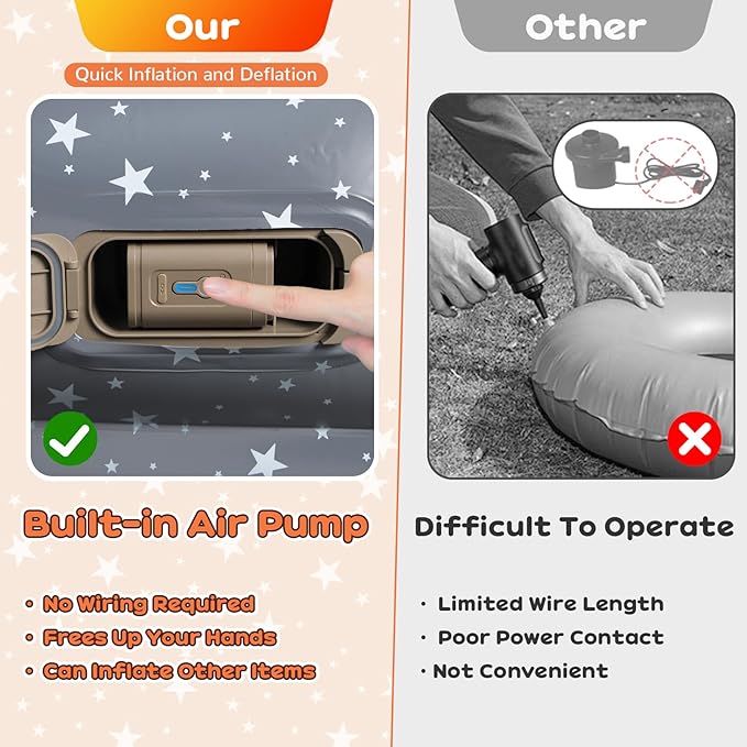 Air Mattress with Built in Pump