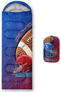 Kids Sleeping Bag for Boys GirlsCute Puppy Print-Lightweight Warm Portable Outdoor Indoor-Waterproof Cold Weather Resistant Sleeping Bag for Camping Hiking