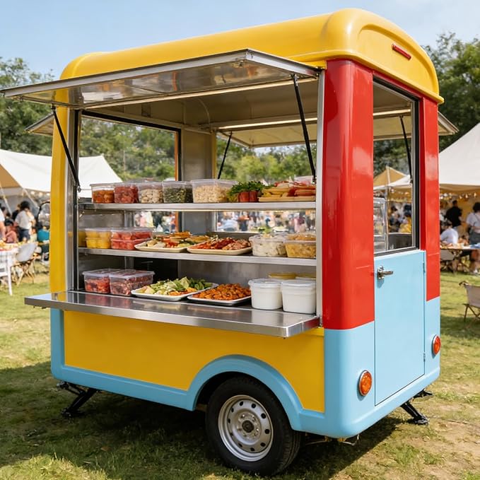 48 x 12 Folding Concession Shelf – Stainless Steel Drop Down Concession Serving Window for Food Trucks | Versatile &amp Space-Saving Folding Food Shelf for Concession Windows Restaurant
