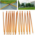 Tent Poles Replacement Lightweight Tent Pole Repair Kit -24 Sections Aluminum Alloy Anti- Windproof Tent Poles Awning Poles for Outdoor Camping