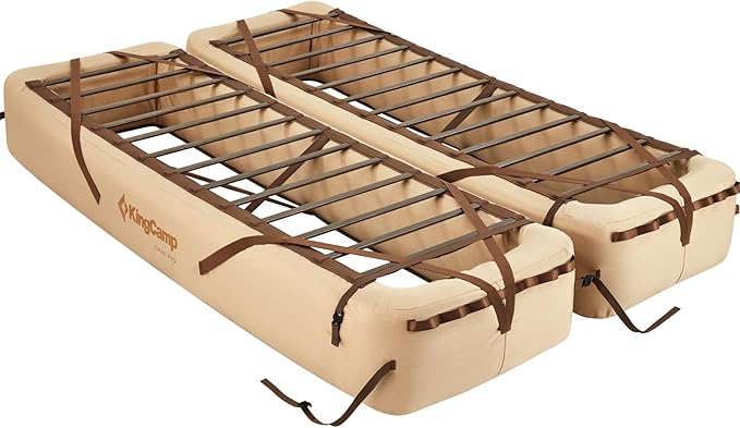 KingCamp Air Mattress Frame Portable Inflatable Camping Cot Base Heavy Duty Bed Frame for Outdoor Travel &amp Home Tent (Bed Frame Only Air Pump and Mattress Not Included) - 2 Packs