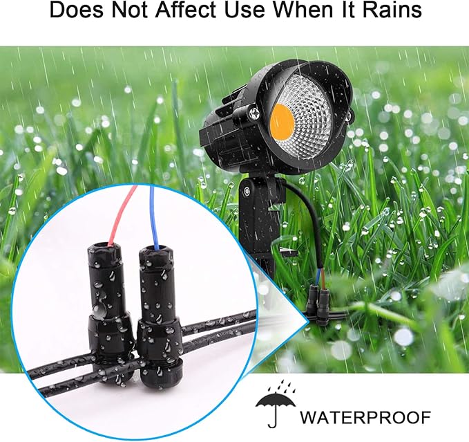 iCreating 60 Pack Low Voltage Wire Connector Landscape Lighting Connectors Waterproof Low Voltage Connector 12-20 Gauge Landscape Light Connectors for Landscape Lighting Path Lights
