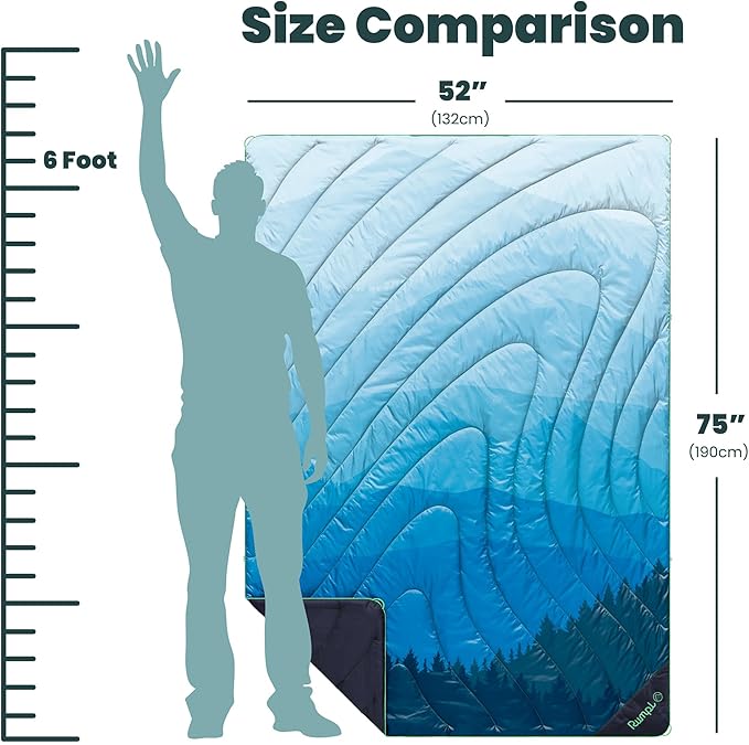 Original Puffy Blanket - Blue Ridge Fade