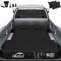 Truck Bed Mattress Truck Bed Air Mattress for 5.5-5.8ft Full Size Short Beds Inflatable Camping Air Mattress Truck Tent Accessories with Pump &amp Carry Bag(A-Black)