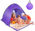 Pop Up Beach Tent Anti UV Automatic Sun Shelter Umbrella Portable Sun Shade Shelter for 2-3 People Outdoor Instant Pop Up Beach Shade Tent with Carrying Bag