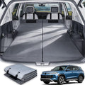 Car Bed for Volkswagen Tiguan Foldable Non-Inflatable Memory Foam Camping Mattress Thickened Portable SUV Trunk Sleeping Pad Air Mattress Upgrade for Camping &amp Travel Essentials With Storage B