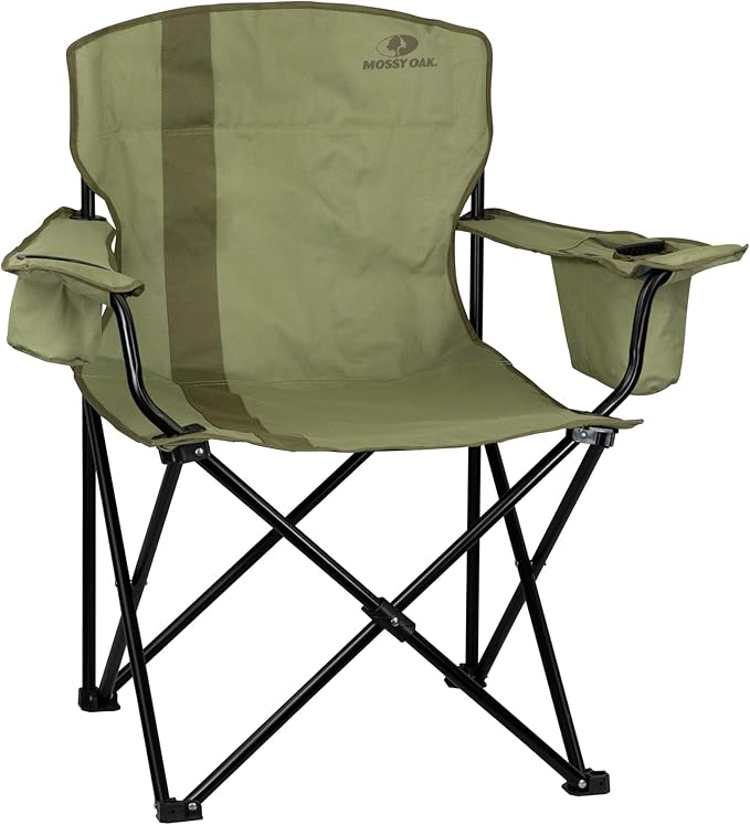 Mossy Oak Heavy Duty Folding Camping Chairs Lawn Chair