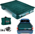 Pittman Outdoors Truck Bed Mattress - Lite (PPI PV203C) – Mid-Size 6' to 6.5' Short Truck Bed Air Mattress Green – 72 x 55 x 12 Inflated