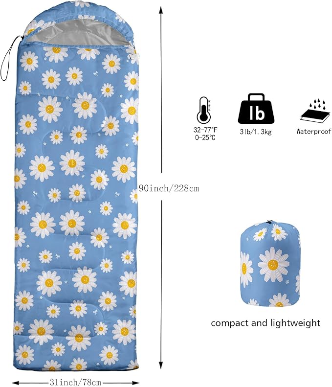Kids Sleeping Bag for Boys Girls3D Basketball Print-Lightweight Warm Portable Outdoor Indoor-Waterproof Cold Weather Resistant Sleeping Bag for Camping Hiking