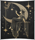 Camping Sun Shelters Queen on The Moon in Starry Sky Beach Canopy 126 * 110.2in