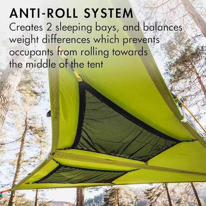 Tentsile Connect V3 2-Person Tree Tent Hammock The Original Tree Tent Company 880 Pound Capacity Portable Treehouse Heavy Duty Ratchets Included Designed in The UK