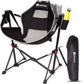 AKSOUL Hammock Camping Chair Swinging: Foldable &amp Portable Swing Chairs with Storage Bag - 265lbs Adult Weight Capacity - Folding Rocking for Lawn Camp Stargazer Outdoor