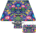 Seamless-polish-folk-art-pattern-with-roosters-vector-2482176 Waterproof Outdoor Picnic Blanket Sandproof Beach Mat for Camping Hiking Grass Travelling