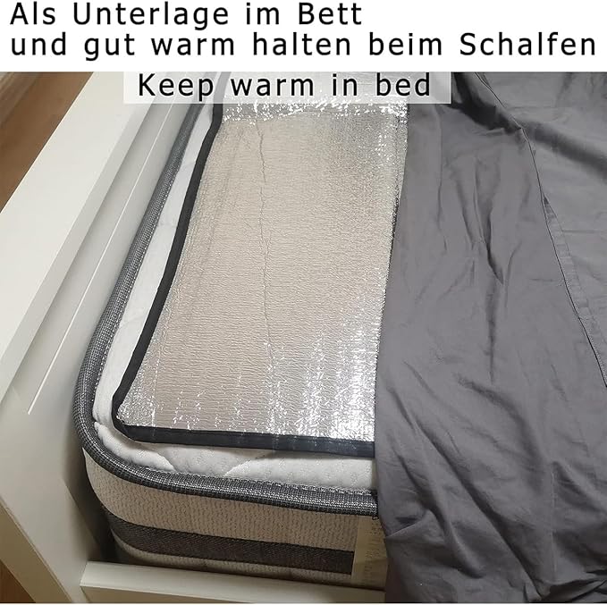 Camping Foam Aluminum foil mat Heat-Insulating Moisture-Proof and Heat-Reflective can be Used as a Sleeping mat