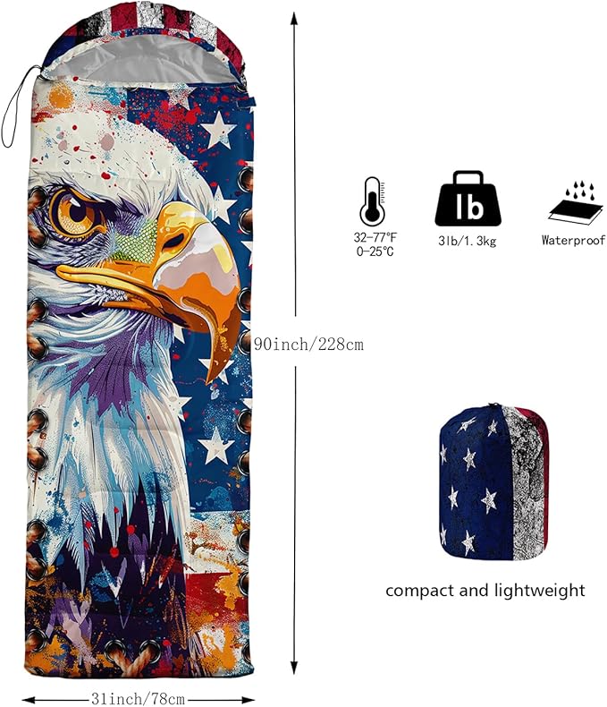 Print sleeping bagsleeping bagsOutdoor Camping Sleeping BagSuitable For Children Boys And Girls PortableWaterproofCompact And LightweightGreat For Outdoor CampingBackpacking And Hiking