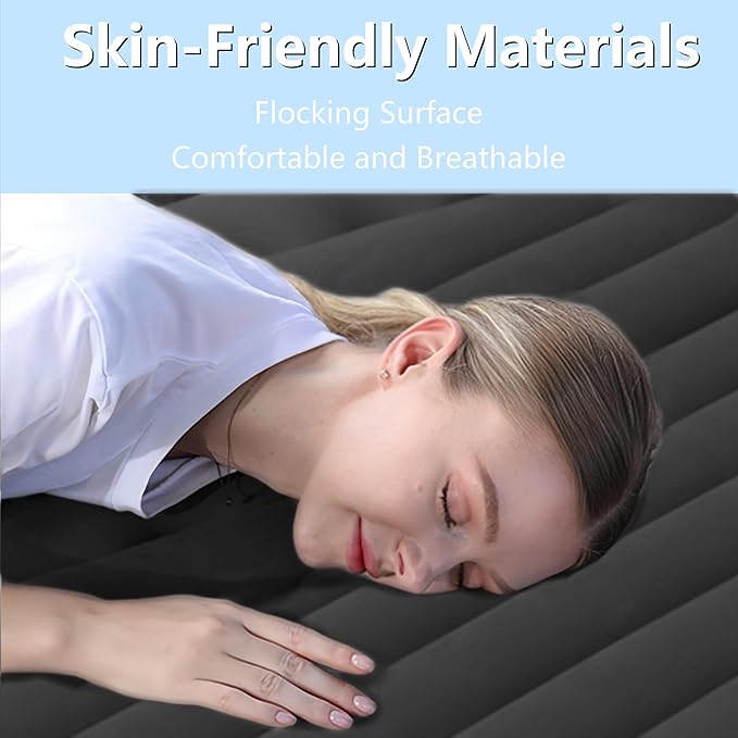 Car Air Mattress Inflatable Bed Compatible with Tesla Model Y Mattress for SUV Truck RV Van Backseat Trunk 6.4 ft Portable &amp Foldable Car AirBed Sleeping Pad for Tent Travel Camping Essentials B