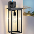 Large Exterior Lighting Fixtures Modern Wall LanternOutdoor Wall Lights with Clear Glass ShadeOutdoor Lamps for Patio PorchWaterproof Outside Exterior LightsDusk to Dawn 20IN-1 Pack