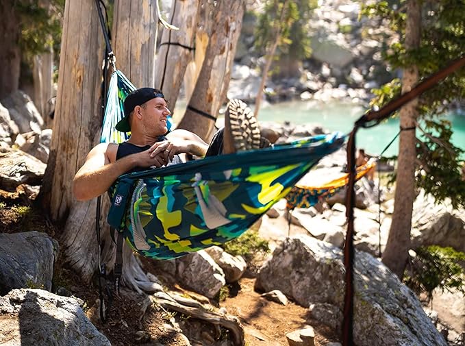 ENO Eagles Nest Outfitters DoubleNest Lightweight Camping Hammock 1 to 2 Person Special Edition Colors ATC