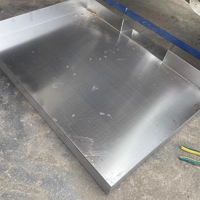 Heavy Duty Stainless Steel 304 Drip Tray for AC Units Washing Machines &amp Garden Pots - Durable Drain Pan Tool Organizer (60x20cm/24x8in)