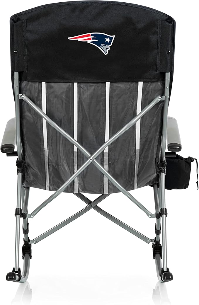 Picnic TIME NFL Unisex-Adult NFL Outdoor Rocking Camp Chair XL Heavy Duty Camping Chair for Adults