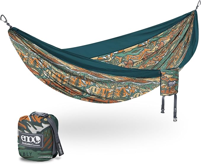 ENO Eagles Nest Outfitters DoubleNest Lightweight Camping Hammock 1 to 2 Person Special Edition Colors ATC