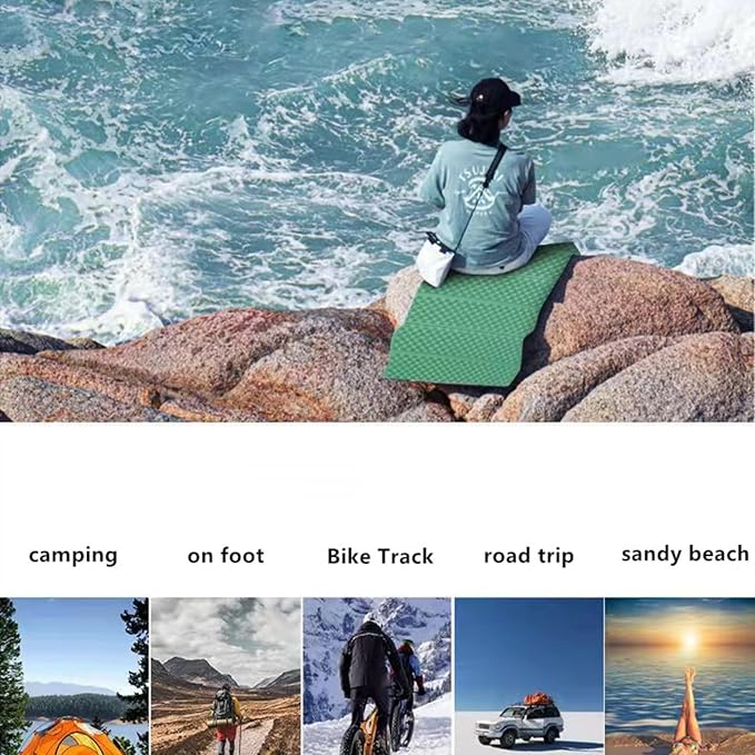 Camping Mattress Foam Camping Sleeping Mat Foldable Closed Cell Foam Mat Waterproof Outdoor Sleeping Mat 72x23x0.78