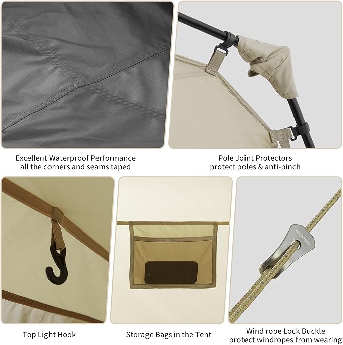 Naturehike Village 4 Person Tent and The Footprint