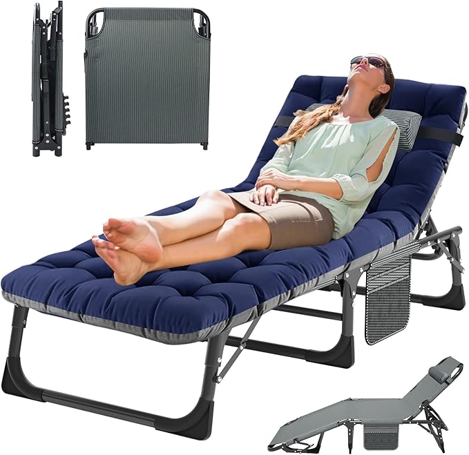 MOPHOTO Folding Camping Cot for Adults Heavy Duty Sleeping Cot for Adults Portable Sleeping Bed Outdoor Cot Bed for Home Camp Office Use