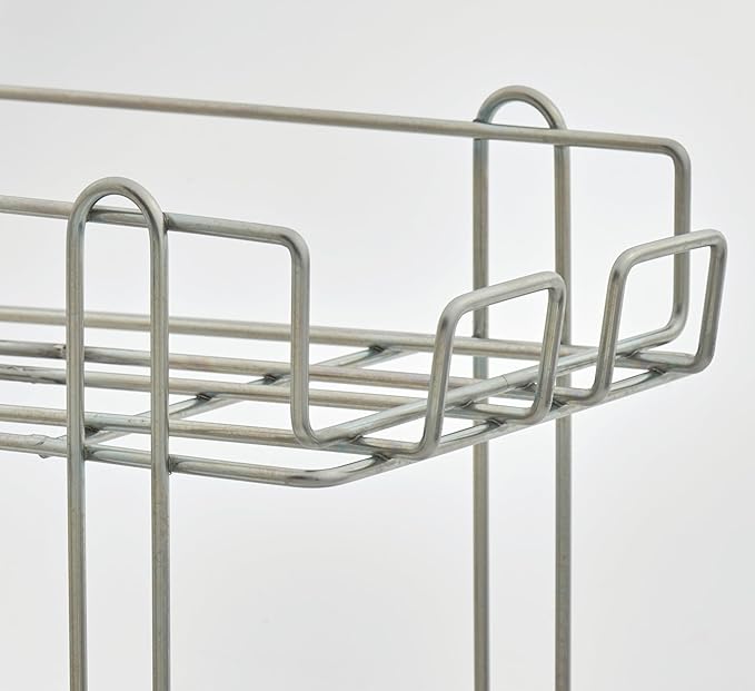Commercial Wire Can Rack 3-Pack Holds (12) #5 Cans or (8) #10 Cans FIFO Design Durable Metal Can Rack for Restaurants (28W-671)